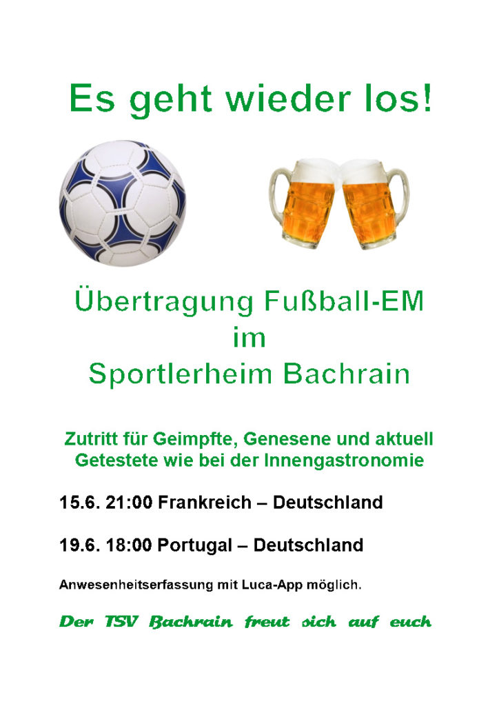 Ankündigung Fußball-EM